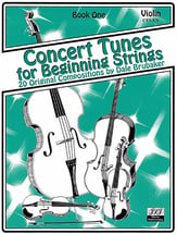 Concert Tunes for Beginning Strings Violin string method book cover